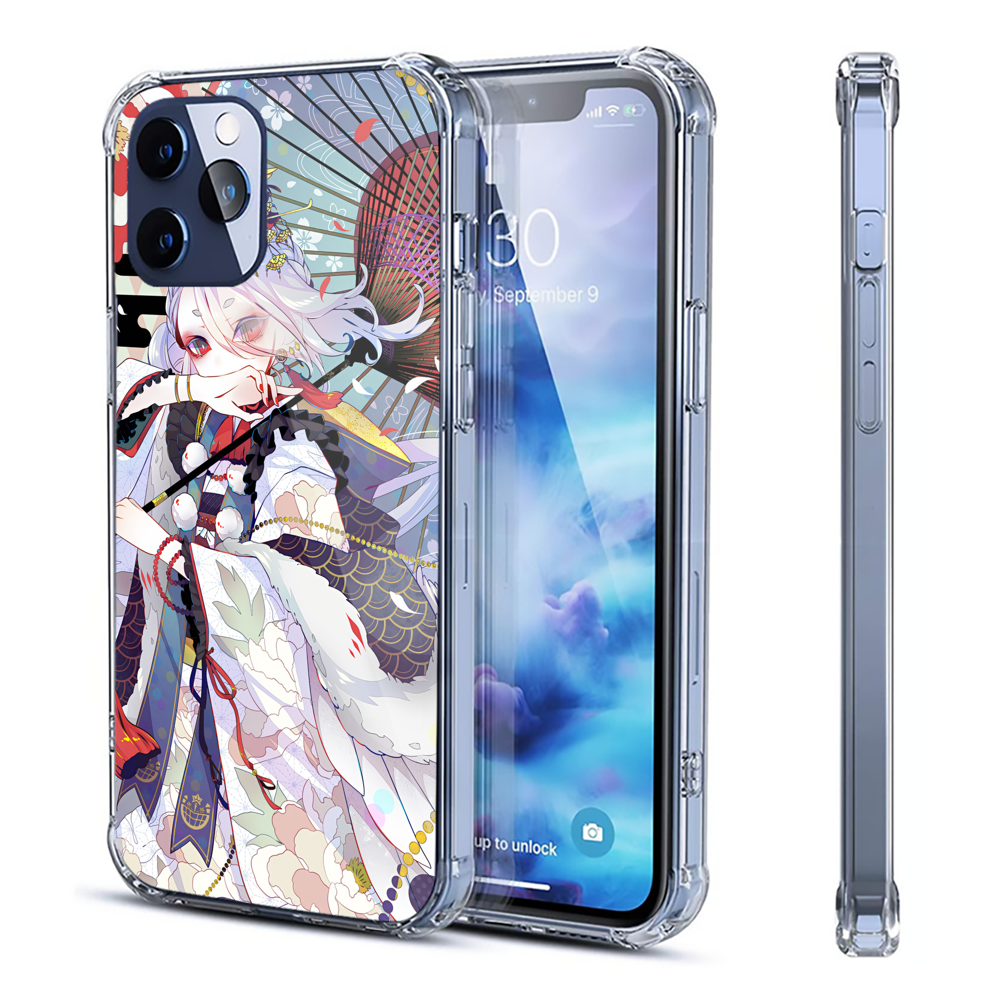 （画像用） 刀剣乱舞 Touken Ranbu 【iPhone 12シリーズ対応】透明スマホケース（クリアソフトケース）